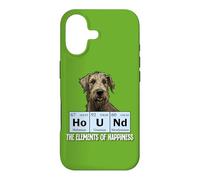 Carcasa para iPhone 17 Mens Womens Kids Elements of Happiness Irish Wolfhound Lover