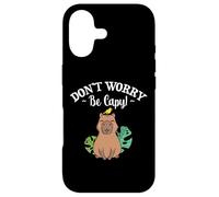 Carcasa para iPhone 17 Mens Womens Kids Girls Kawaii Lover Don't Worry Be Capy