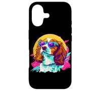 Carcasa para iPhone 17 Mens Womens Retro Vintage 80s 90s Brittany Spaniel Lover
