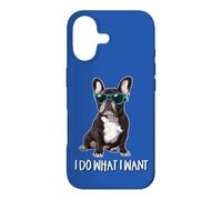 Carcasa para iPhone 17 Mens Womens Sunglasses I Do What I Want French Bulldog Lover