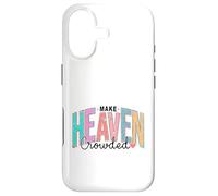 Carcasa para iPhone 17 Mensaje Retro Cristiano del Cielo Cruz fe
