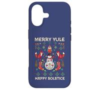 Carcasa para iPhone 17 Merry Yule Happy Solstice Christmas Cottagecore Escandinavo