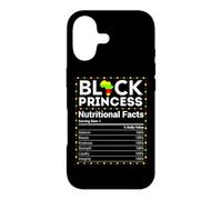 Carcasa para iPhone 17 Mes de la Historia Negra Africana Princesa Información Nutricion