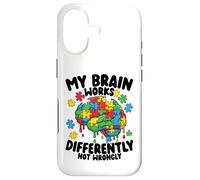Carcasa para iPhone 17 Mi Cerebro Funciona de Manera Diferente Goteo de Conciencia sobre el Autismo