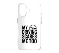 Carcasa para iPhone 17 Mi conducción me Asusta Demasiado Divertido Conductor Humor