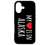 Carcasa para iPhone 17 MI CORAZÓN ESTÁ EN Alaska Cute American State