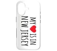 Carcasa para iPhone 17 MI CORAZÓN ESTÁ EN Nueva Jersey Lindo Estado Americano