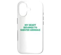 Carcasa para iPhone 17 Mi corazón Pertenece a los Animales de Refugio