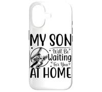 Carcasa para iPhone 17 Mi Hijo te estará Esperando en casa béisbol