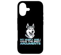 Carcasa para iPhone 17 Mi Husky y yo Tenemos los Mejores argumentos dueño de Perro