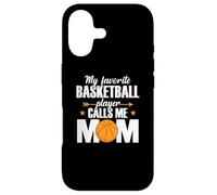 Carcasa para iPhone 17 Mi Jugador de Baloncesto Favorito me Llama mamá