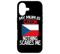 Carcasa para iPhone 17 Mi mamá es Checa Nada me Asusta mamá Divertida