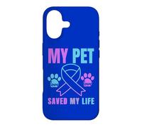 Carcasa para iPhone 17 Mi Mascota salvó mi Vida Prevención del Suicidio Emocional Perro Gato