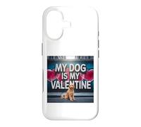 Carcasa para iPhone 17 Mi Perro es mi Grafiti de Golden Doodle Street de San Valentín