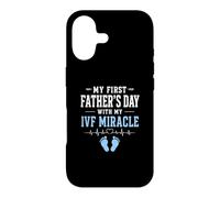 Carcasa para iPhone 17 Mi Primer día del Padre con mi Milagro de FIV