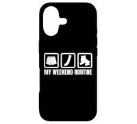 Carcasa para iPhone 17 Mi Rutina de Fin de Semana Aficionado al Patinaje
