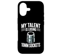 Carcasa para iPhone 17 Mi Talento está perdiendo 10MM Sockets Car Guy Meme Mecánico de Coches