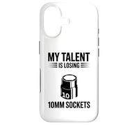 Carcasa para iPhone 17 Mi Talento está perdiendo 10MM Sockets Car Guy Meme Mecánico de Coches