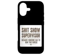 Carcasa para iPhone 17 Mierda Mostrar Supervisor Alguien Divertido Gerente Sarcástico Cita