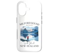 Carcasa para iPhone 17 Milford Sound Fjord Senderismo Souvenir Turístico Vacaciones Hombres Niños
