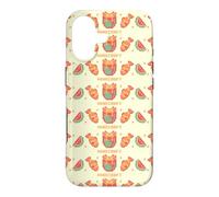 Carcasa para iPhone 17 Minecraft Pixelated Axolotl Fish & Watermelon Retro Logo