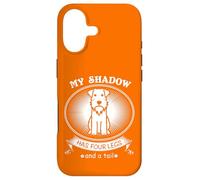 Carcasa para iPhone 17 Miniature Schnauzer My Dog is My Shadow Funny Pet Dog Lover