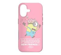 Carcasa para iPhone 17 Minions Stuart and Bees Making New Friends