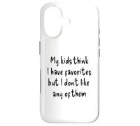 Carcasa para iPhone 17 Mis Hijos piensan Que Tengo Favoritos