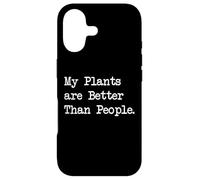 Carcasa para iPhone 17 Mis Plantas Mejores Que Las Personas Citas Divertidas
