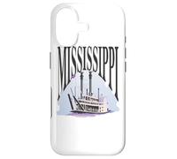Carcasa para iPhone 17 Mississippi Steamboat Riverboat Paddlewheel Steamship