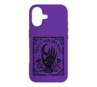 Carcasa para iPhone 17 Místico Vintage Quiromancia Mano Luna Mágica Arte Popular Diseño