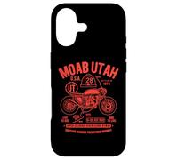 Carcasa para iPhone 17 Moab Utah Route U-128 Colorado River Retro diseño de Motocicleta