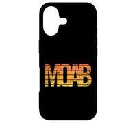 Carcasa para iPhone 17 Moab Utah Vintage Retro Estilo Atardecer Desgastado Arte