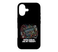 Carcasa para iPhone 17 Modular Synthesizer Patch Cables Are My Therapy