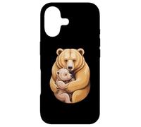 Carcasa para iPhone 17 Mom Bear Cub Funny Pregnant Loading Baby Mother