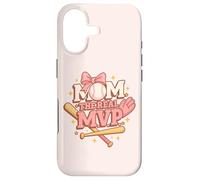 Carcasa para iPhone 17 Mom, The Real Most Valuable Person Funny Baseball Design