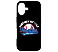 Carcasa para iPhone 17 Mommy of The Rookie of The Year Baseball Mom First Birthday