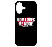 Carcasa para iPhone 17 Mom'S Favorite Funny Mother's Day, Mom Loves Me More