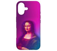 Carcasa para iPhone 17 Mona Lisa Funda de teléfono Vaporwave Renacimiento 80s Art Deco Regalo