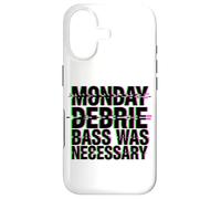 Carcasa para iPhone 17 Monday DEBRIE Bass Was NEGESSARY