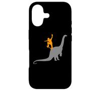 Carcasa para iPhone 17 Monopatín Skater Skating Dinos Dinosaurio Skateboarder