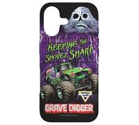 Carcasa para iPhone 17 Monster Jam Keeping The Shovel Sharp Grave Digger Truck
