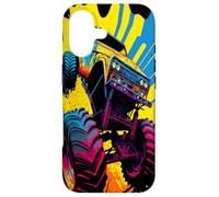 Carcasa para iPhone 17 Monster Truck Car Lovers para niños, jóvenes y Adultos, Mujeres y niños