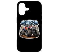 Carcasa para iPhone 17 Monster Truck Lover Entusiasta Hombres Niños Neumáticos Grandes Cool