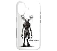 Carcasa para iPhone 17 Monstruo Wendigo, Skinwalker, críptido, Malvado Monstruo de Terror