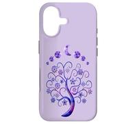 Carcasa para iPhone 17 Moon Phases Tree Fases De La Luna Árbol De La Vida Rosa