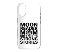 Carcasa para iPhone 17 Moon Reader Mamá Noches Suaves Historias Fuertes