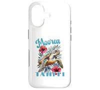 Carcasa para iPhone 17 Moorea Tahiti Polinesia Francesa Tortuga Marina E Hibisco