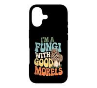 Carcasa para iPhone 17 Morels Hongos Retro Hongos Seta Salvaje Estética