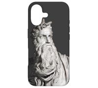 Carcasa para iPhone 17 Moses Miguel Ángel Estatua Renacentista Profeta Torá Biblia